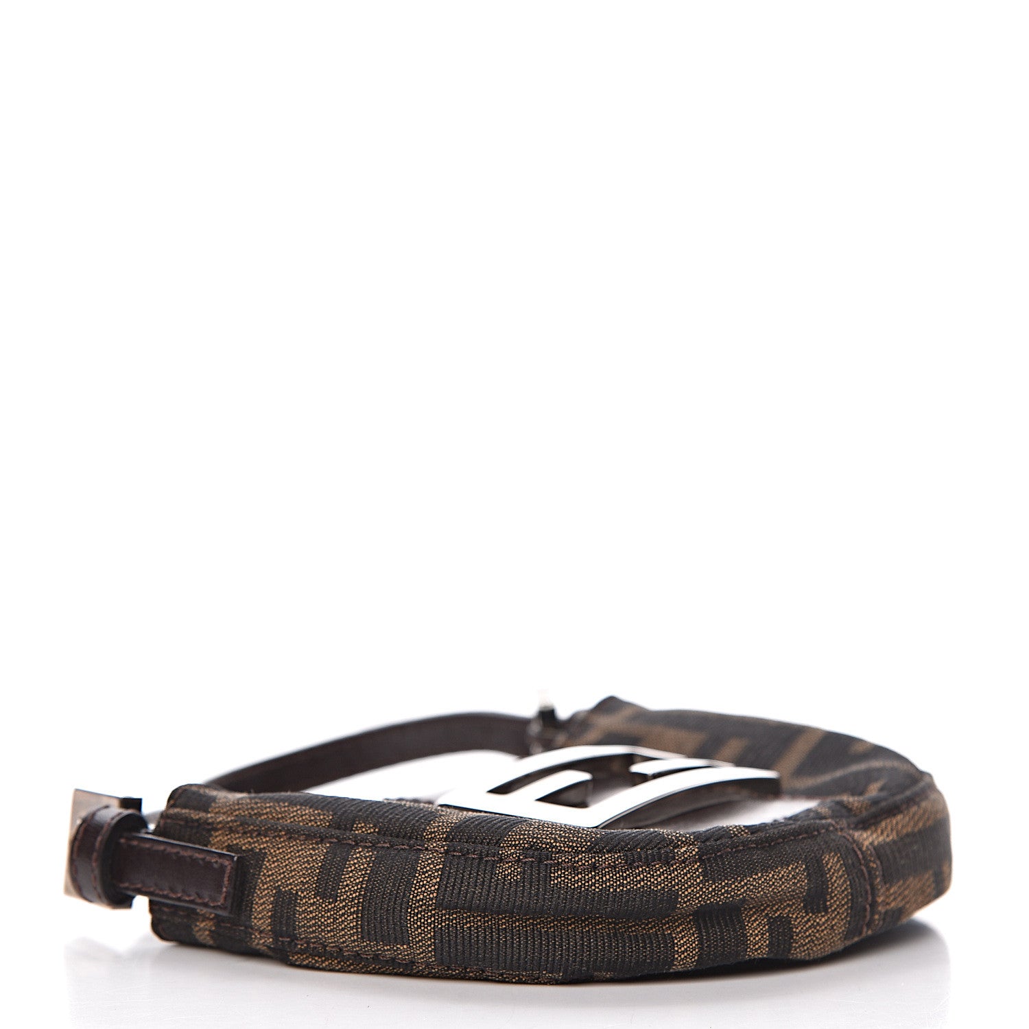 Fendi Zucca Mini Half Moon Baguette Tobacco 5 of 11