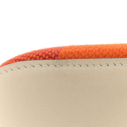 Hermes Swift H Canvas Cabas H En Biais 27 Feu Framboise Nata 11 of 11