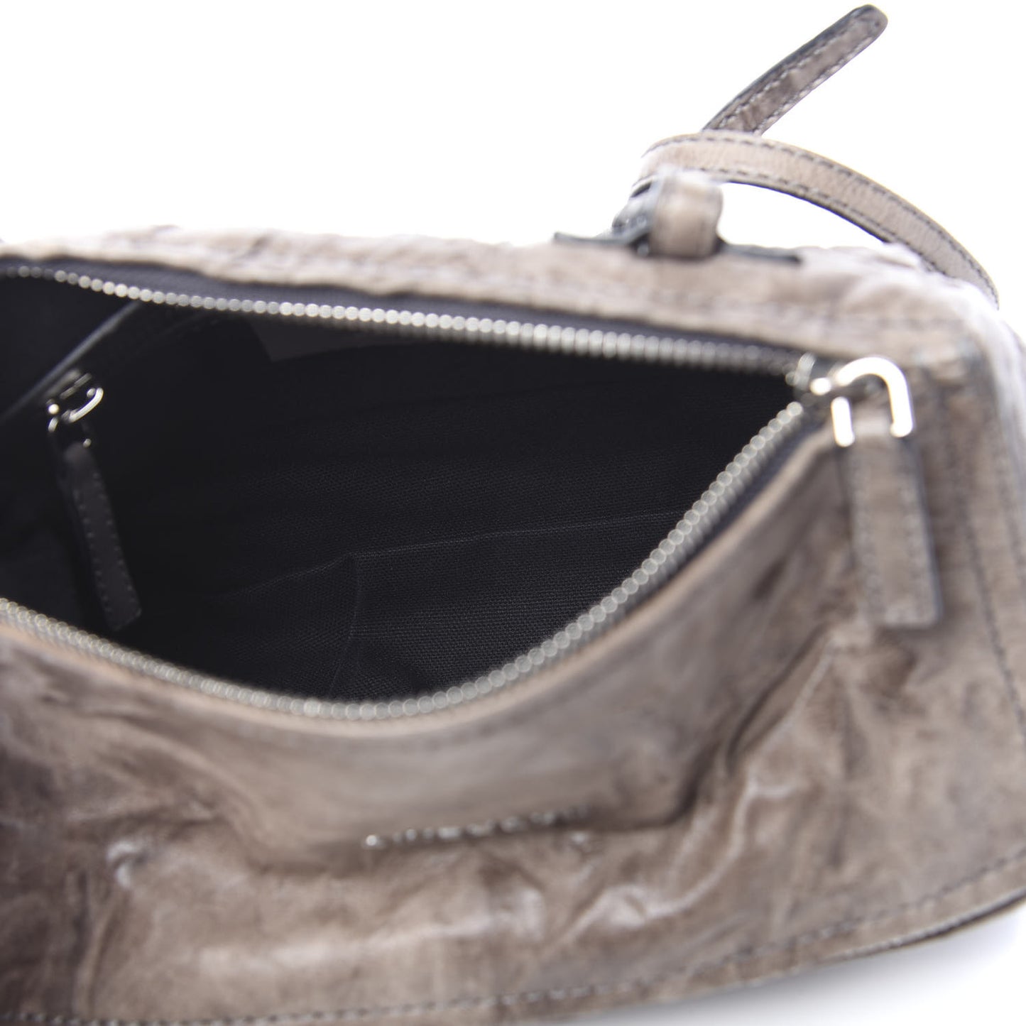 Tumbled Sheepskin Mini Pandora Charcoal