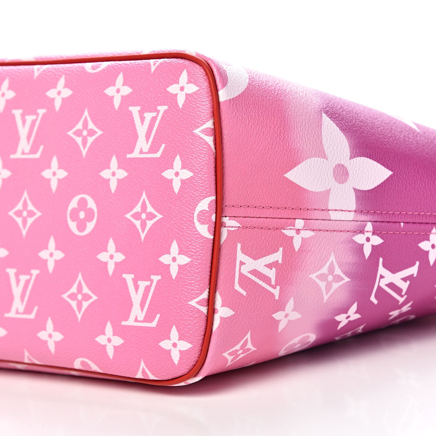 Louis Vuitton Monogram Escale Neverfull MM Rouge 10 of 12
