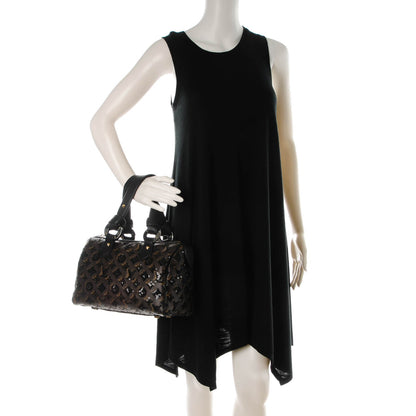 Louis Vuitton Monogram Sequins Eclipse Speedy 28 Black 2 of 8