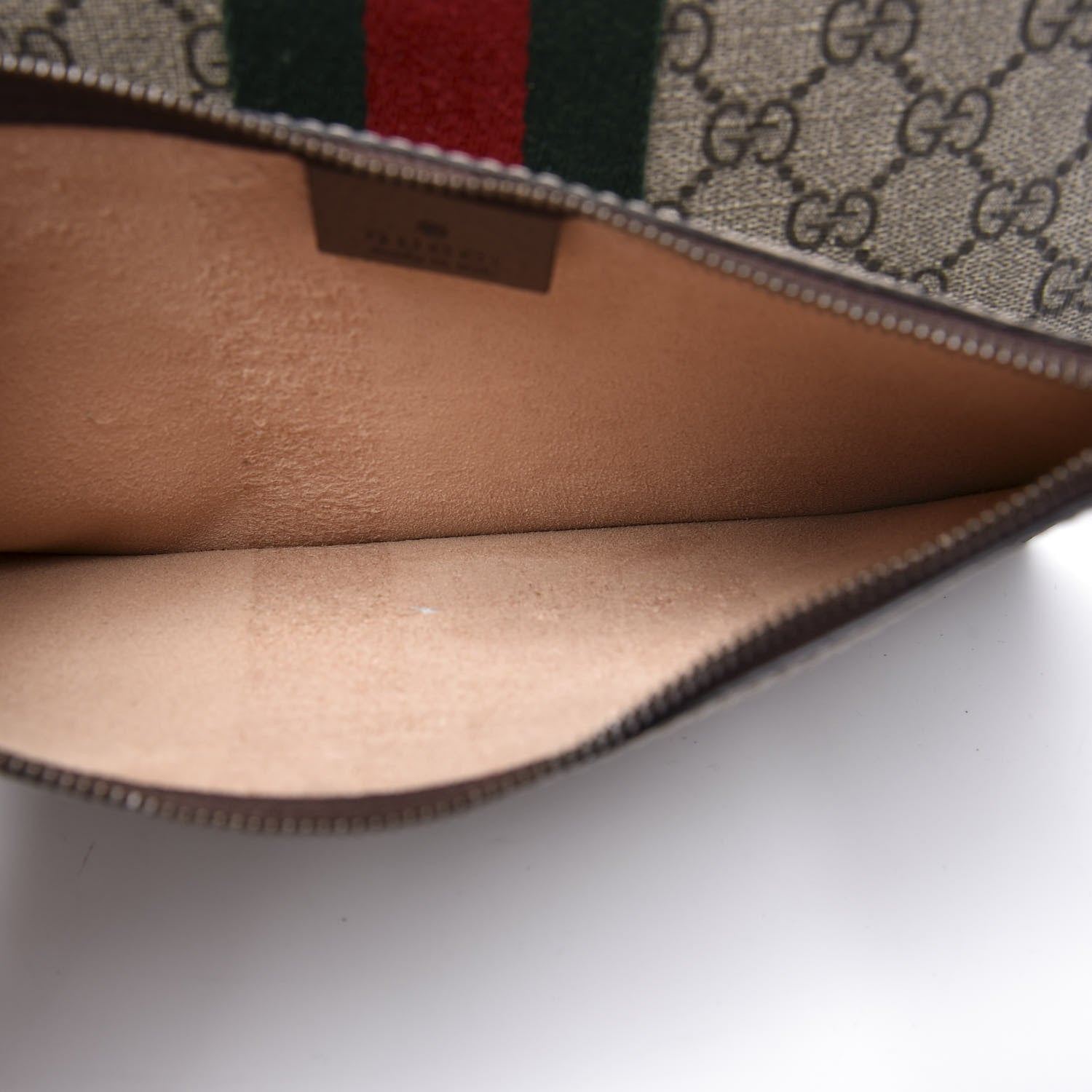 Gucci GG Supreme Monogram Web Large Ophidia Tote Brown 11 of 12
