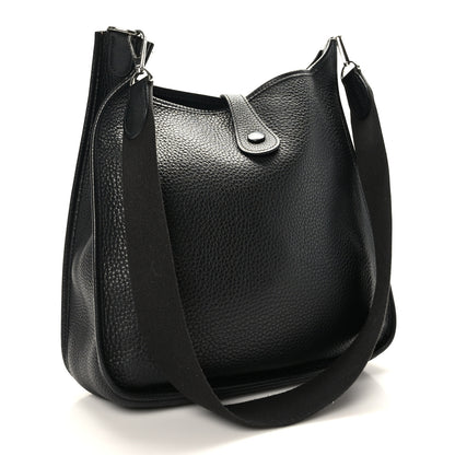 Hermes Taurillon Clemence Evelyne GM Black 3 of 11