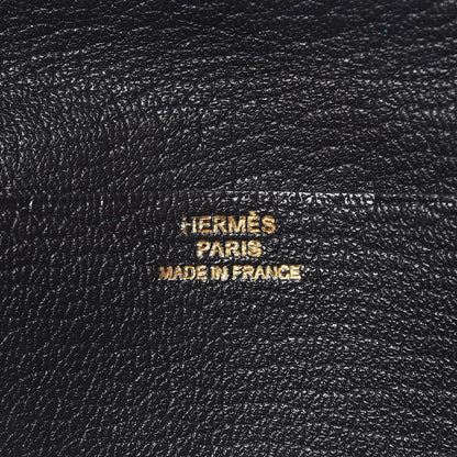 Hermes Chevre Mysore Bearn Wallet Black 6 of 7