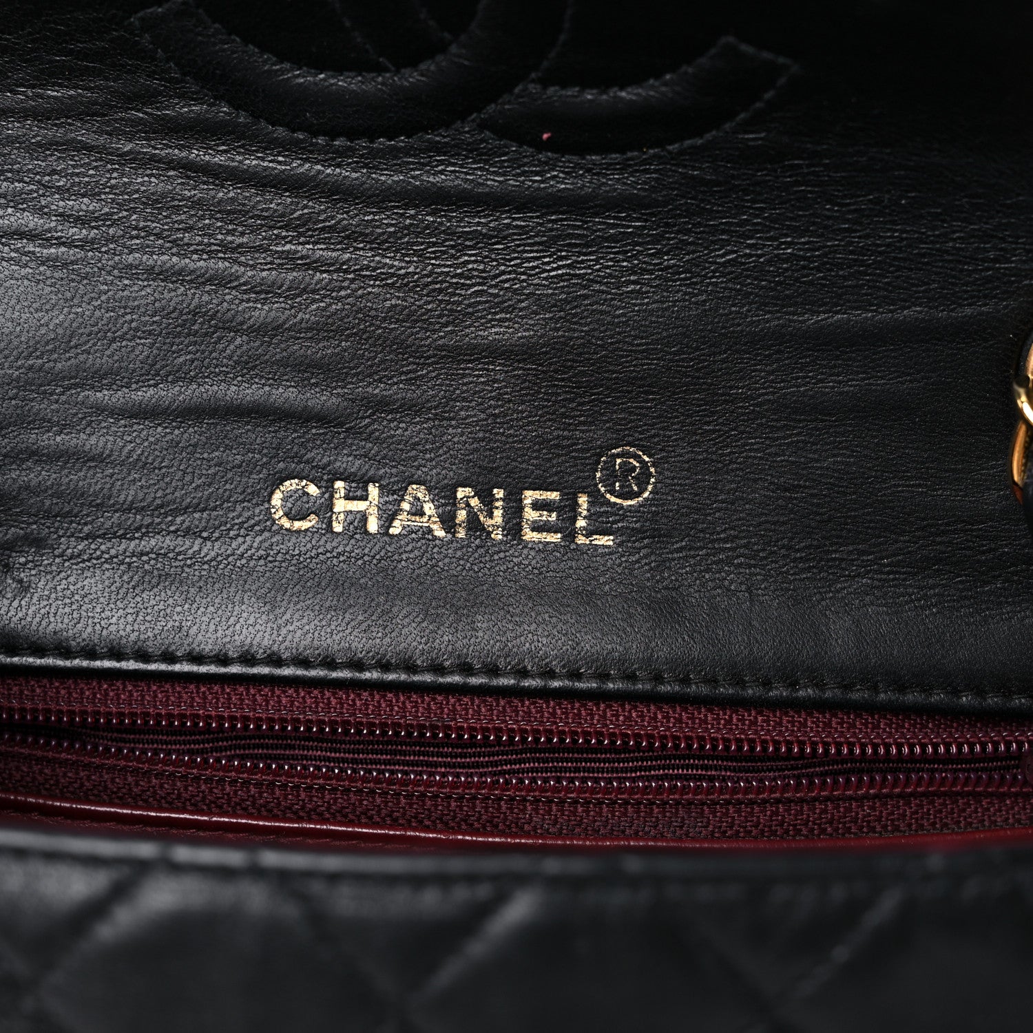 Chanel Lambskin Quilted Mini Square Flap Bag Black 6 of 12
