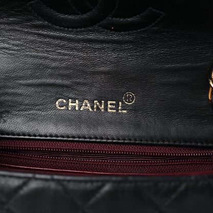 Chanel Lambskin Quilted Mini Square Flap Bag Black 6 of 12