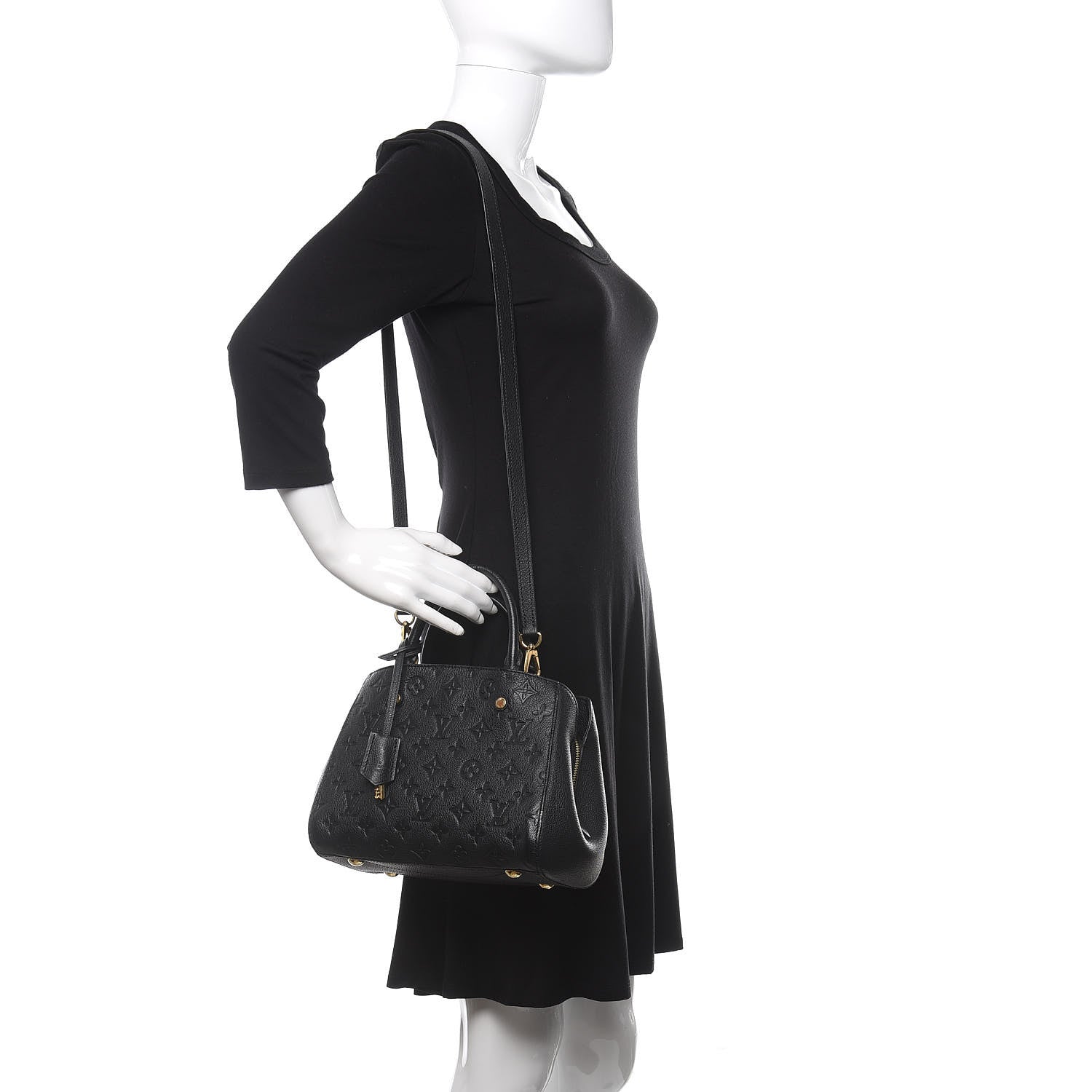Louis Vuitton Empreinte Montaigne BB Black 2 of 10
