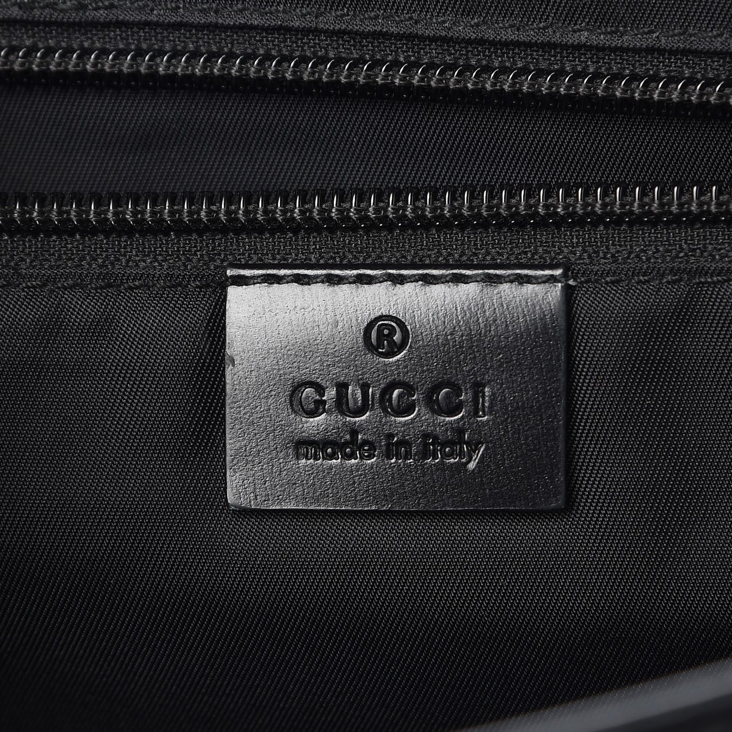 Coated Canvas Interlocking G Large Flap Messenger Bag Black