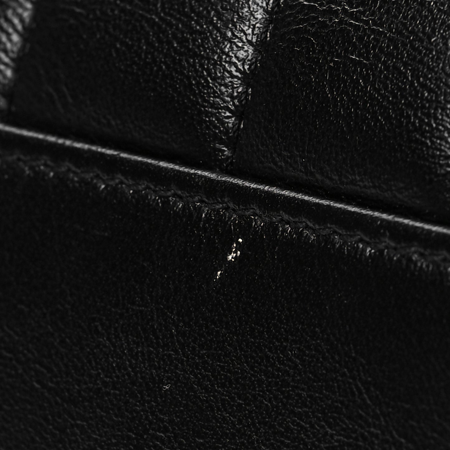 Calfskin Y Quilted Monogram Large Loulou Shopper Black