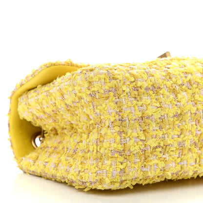 Chanel Tweed Quilted 2.55 Reissue Mini Flap Yellow 5 of 9