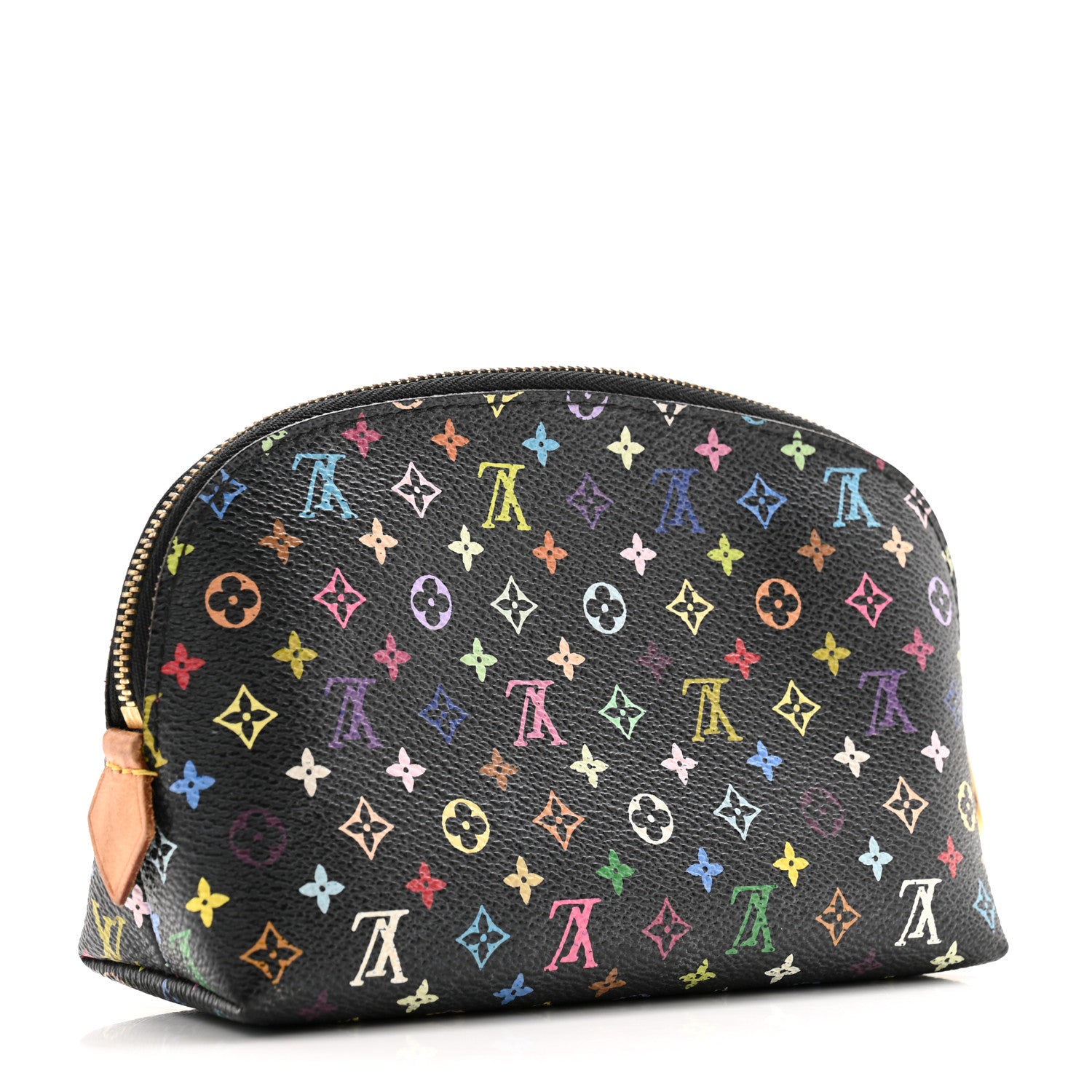 Louis Vuitton Monogram Multicolor Cosmetic Pouch Black Grenade 3 of 10