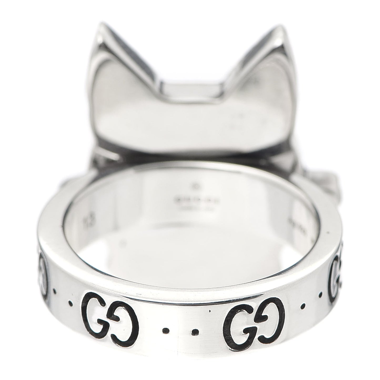 Sterling Silver Enamel Bosco Ring 53 6.25
