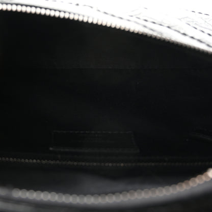 Saint Laurent Crinkled Calfskin Matelasse Monogram Niki Body Bag Black 4 of 9
