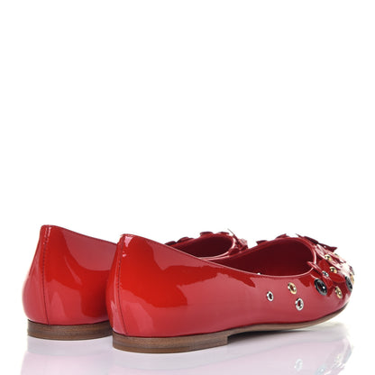 Louis Vuitton Patent Menina Ballerina Flats 36.5 Rouge 4 of 8