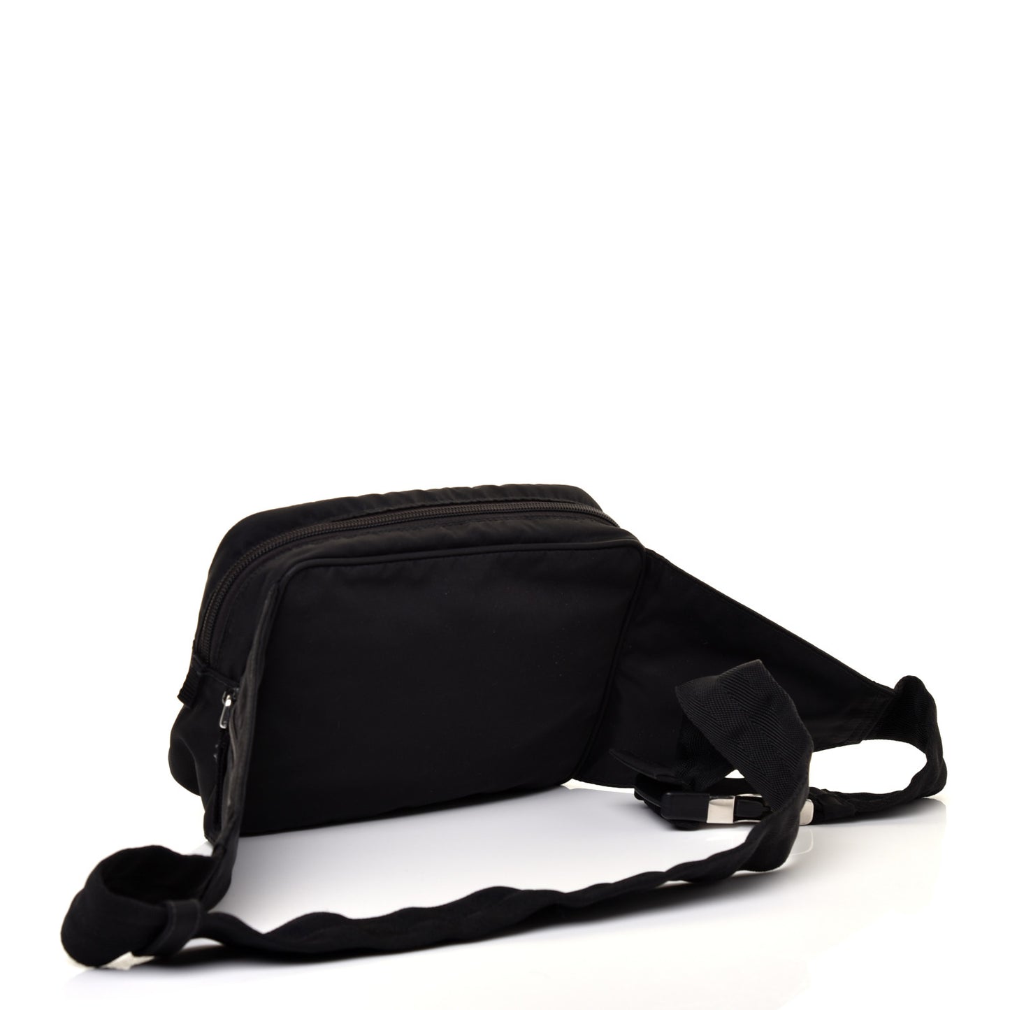 Tessuto Nylon Saffiano Belt Bag Nero Black