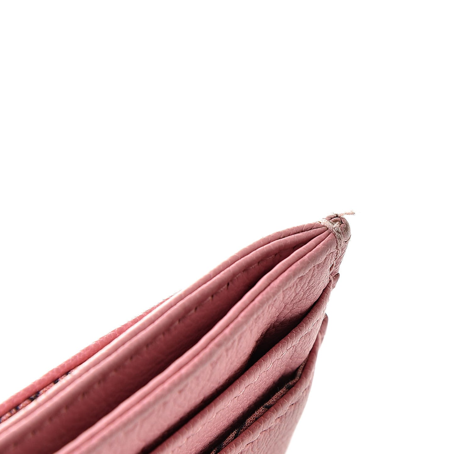 Goatskin CC Card Holder Pink