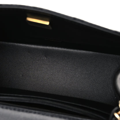 Chanel Lambskin Quilted Mini Square Flap Black 5 of 10