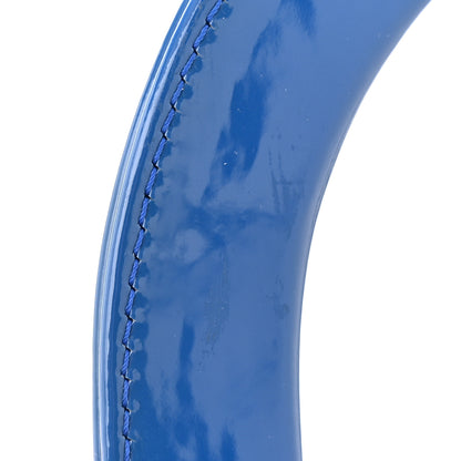 Christian Dior Patent Cannage Medium Lady Dior Blue 10 of 11