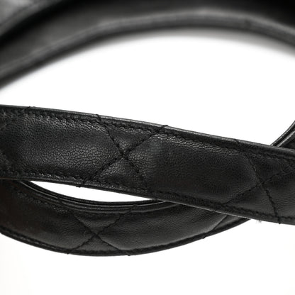 Saint Laurent Lambskin Quilted Maxi Icare Shopping Tote Black 14 of 20