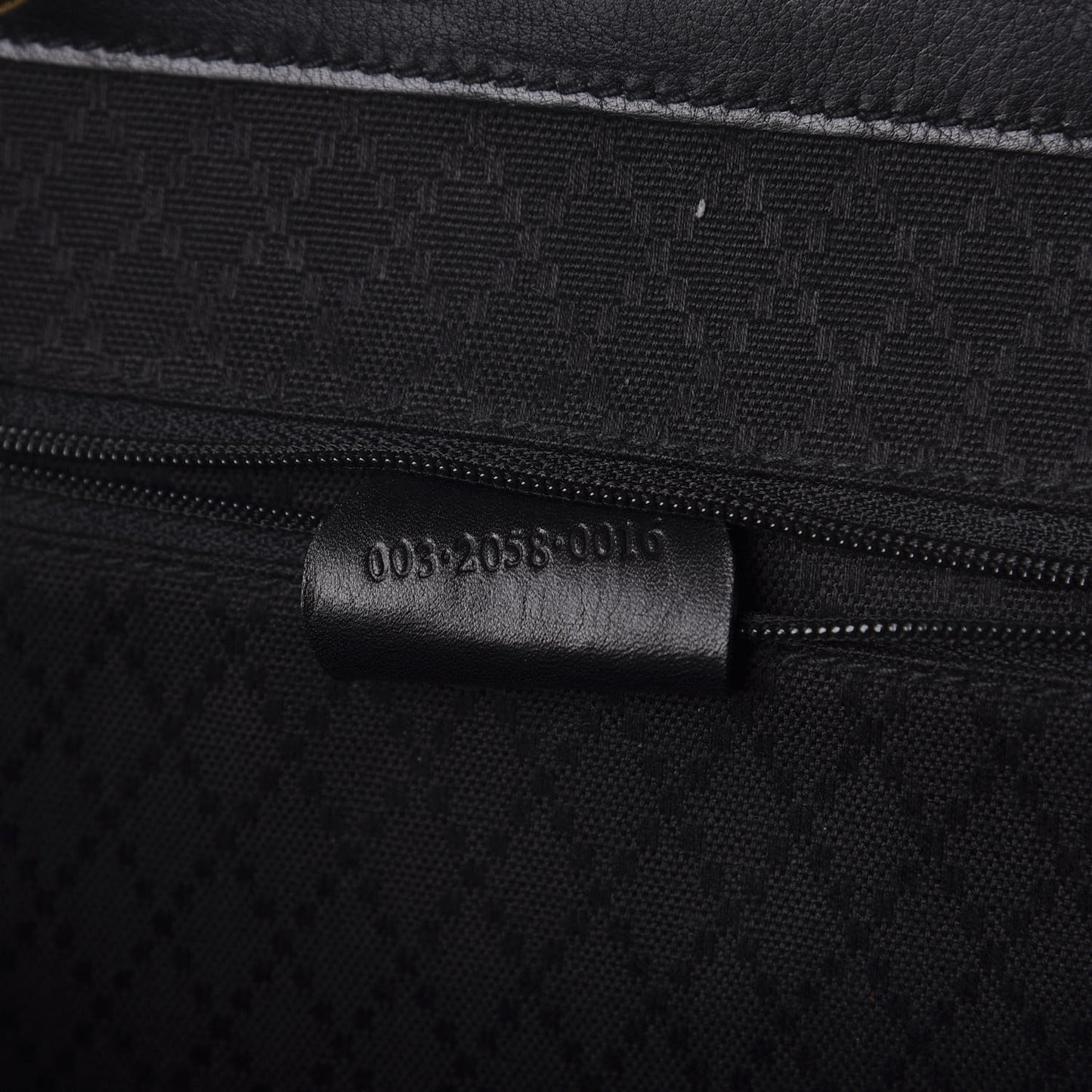 Calfskin Bamboo Backpack Black