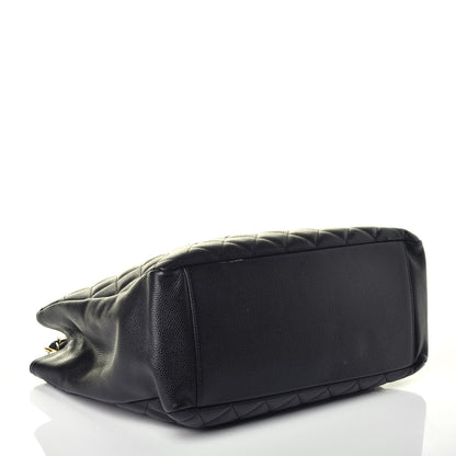 Chanel Caviar Quilted Grand Shopping Tote GST Black 4 of 9