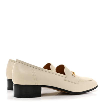 Gucci Jakarta Calfskin Womens Interlocking G Horsebit Loafers 40.5 Mystic White 4 of 12