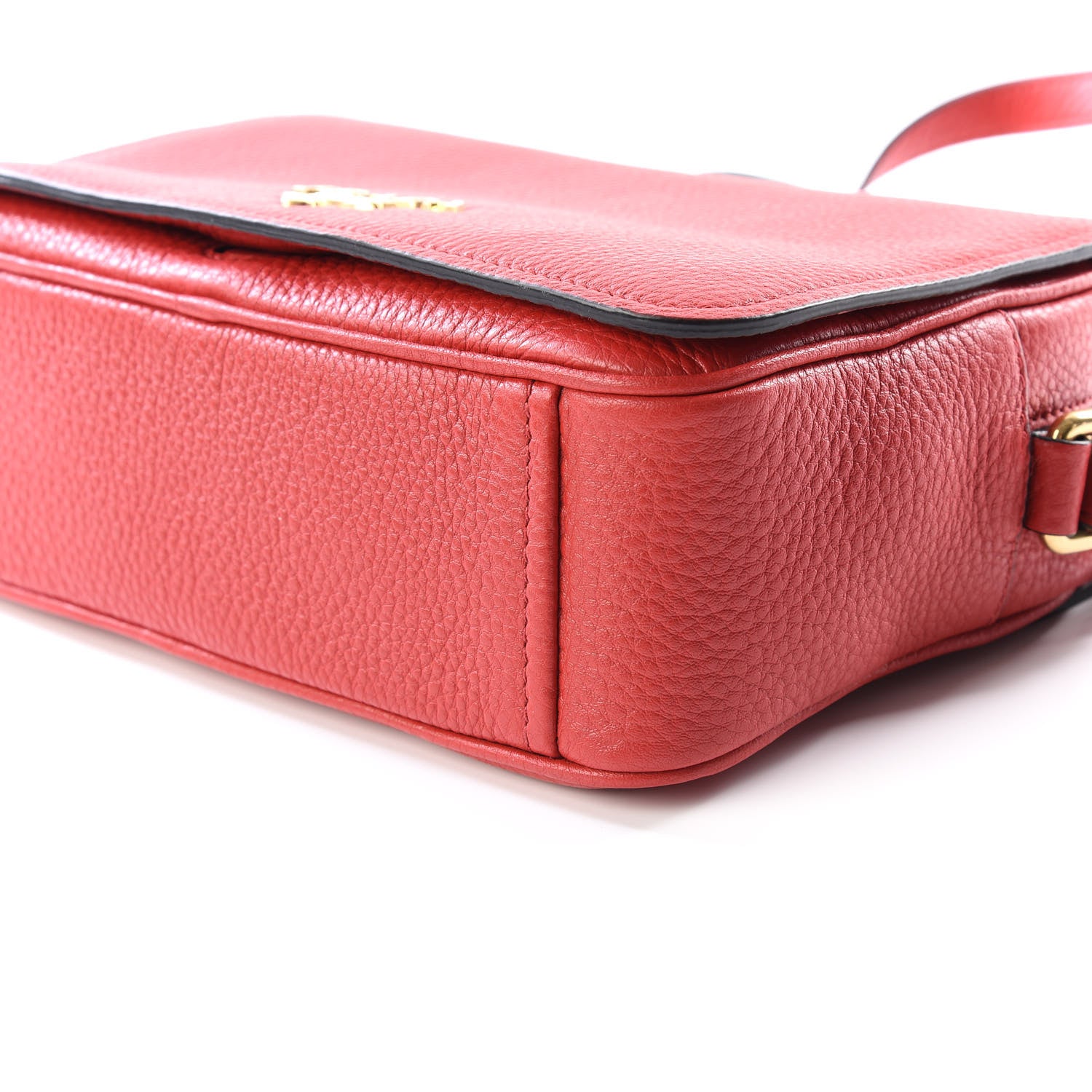 Prada Vitello Phenix Flap Crossbody Rosso 6 of 8