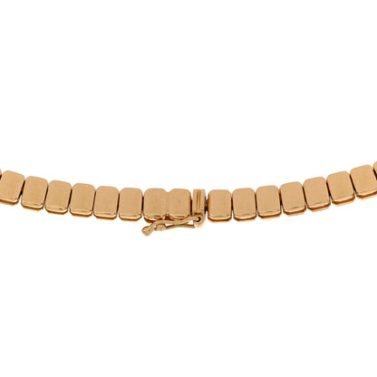 Anita Ko 18K Yellow Gold Emerald Large Emerald Cut Bezel Choker Necklace 4 of 5