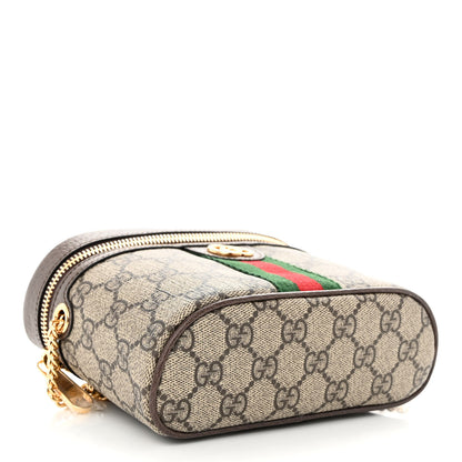 Gucci GG Supreme Monogram Web Ophidia Belt Bag 110 44 Dark Brown 4 of 9