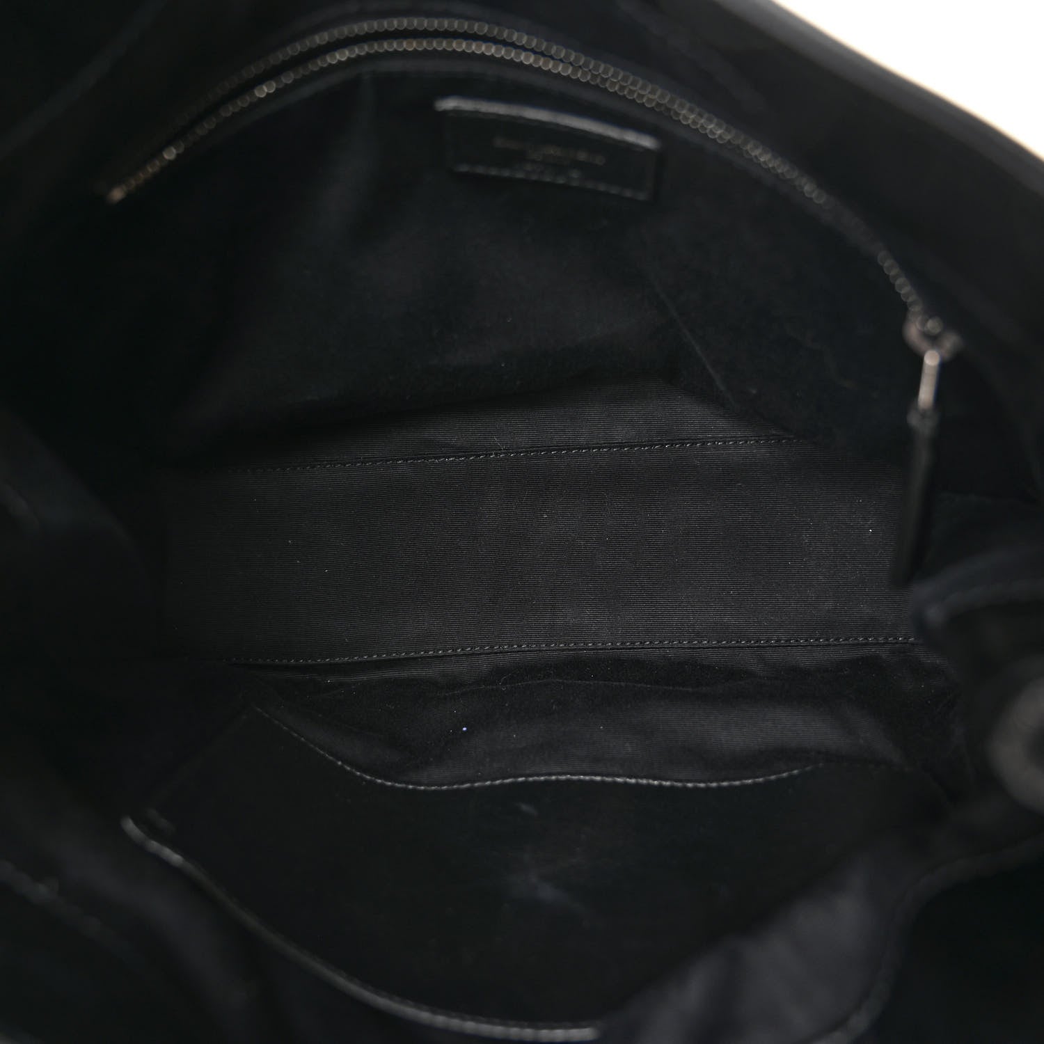 Saint Laurent Crinkled Calfskin Matelasse Monogram Medium Niki Shopper Tote Black 5 of 9