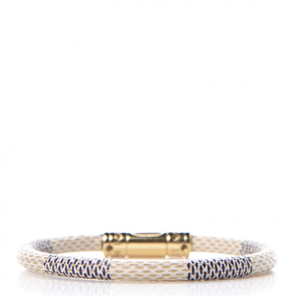 Louis Vuitton Damier Azur Keep It Bracelet 17 3 of 3