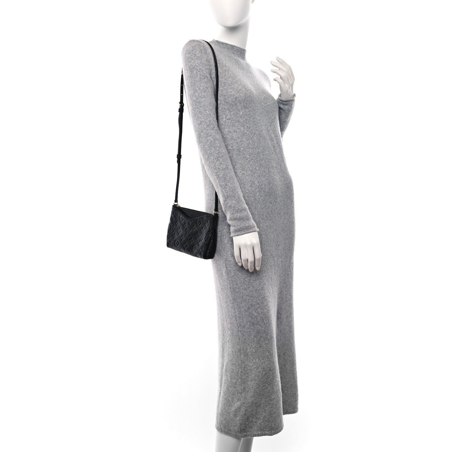 Louis Vuitton Empreinte Pallas Crossbody Black 2 of 11