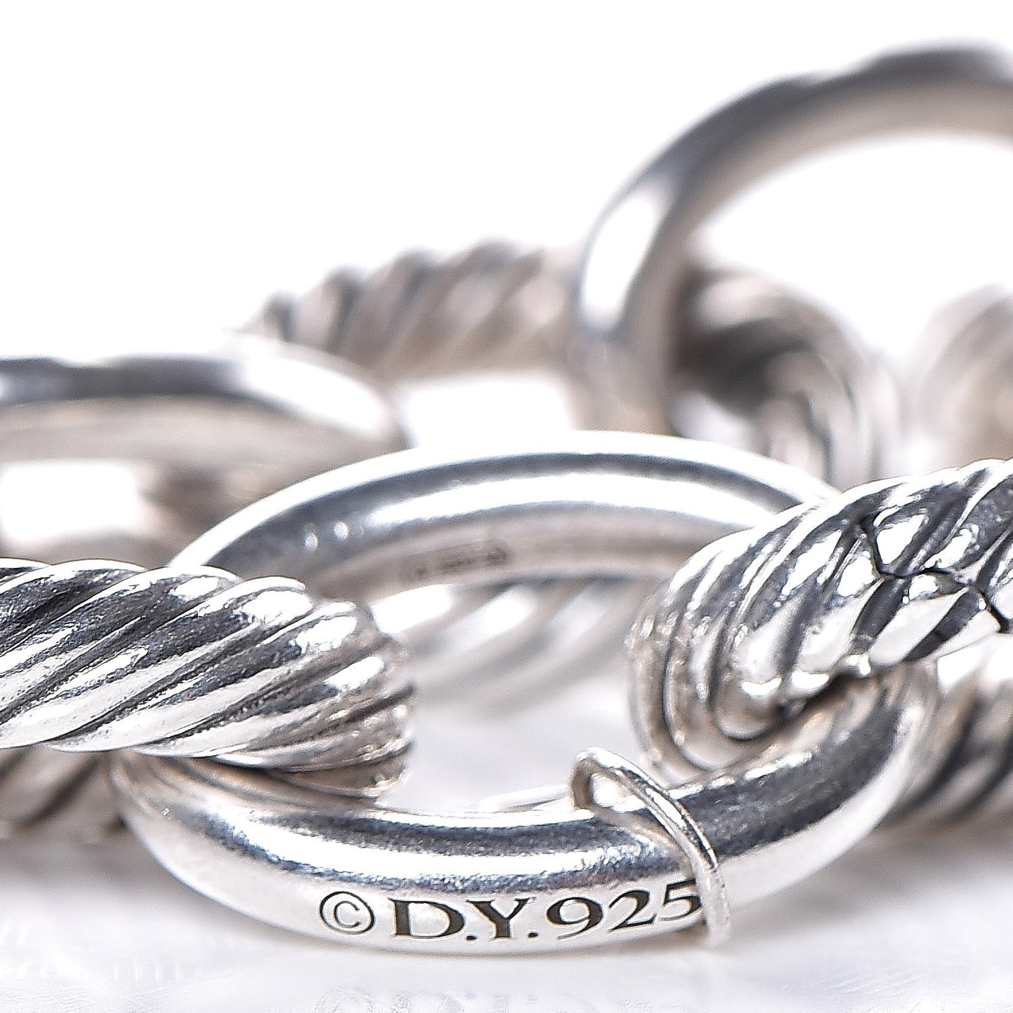 Sterling Silver 16mm Large Oval Link Necklace