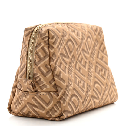 Fendi X SKIMS Nylon Small Trapezoid Beauty Pouch Sand 3 of 8