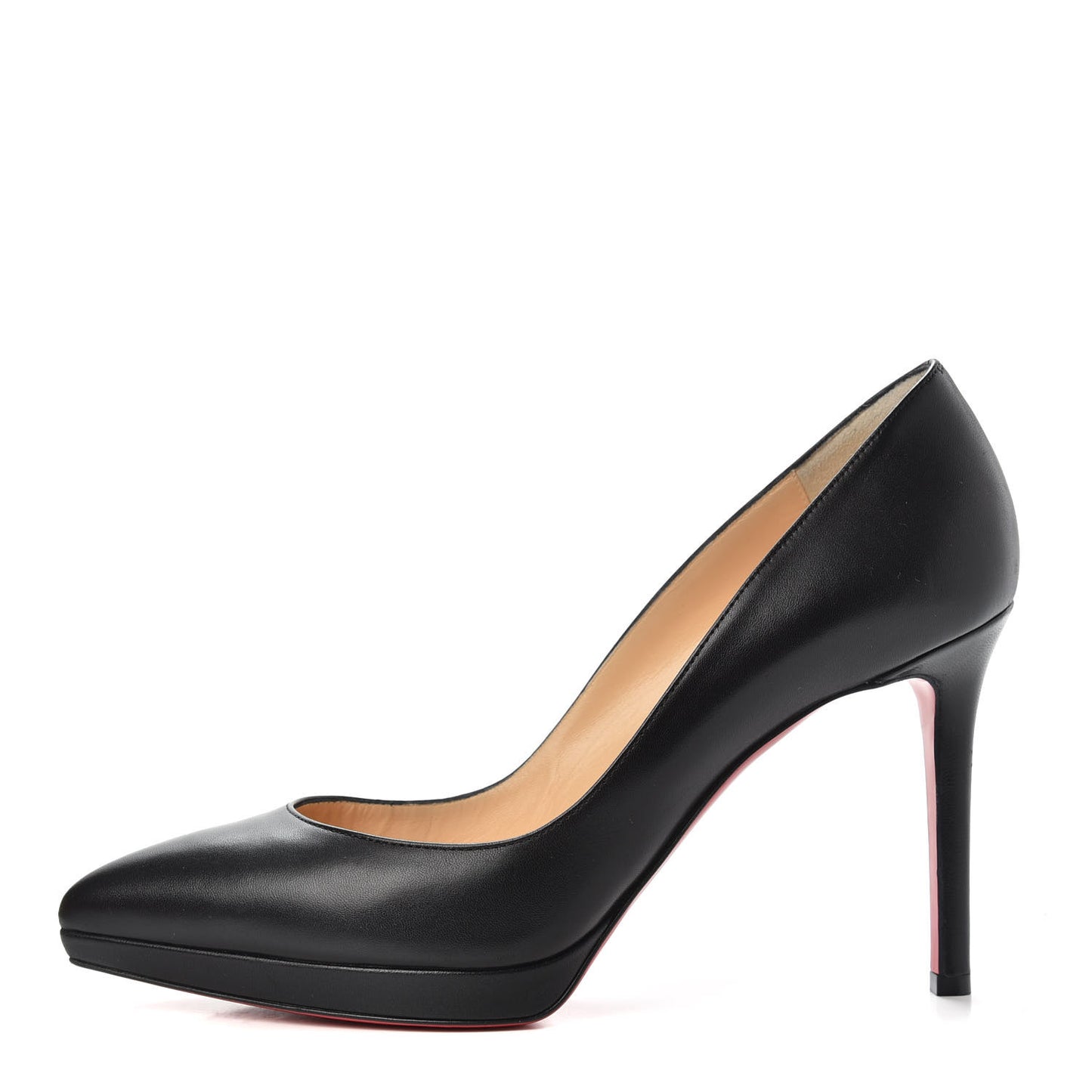 Shiny Nappa Pigalle Plato 100 Pumps 39.5 Black