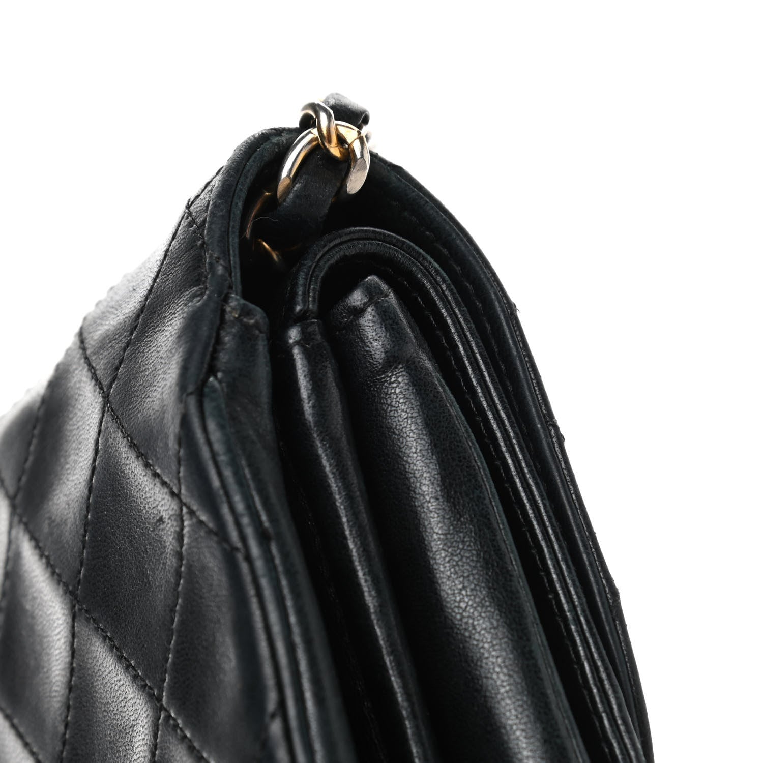 Chanel Lambskin Quilted Medium Double Flap Black 18 of 18