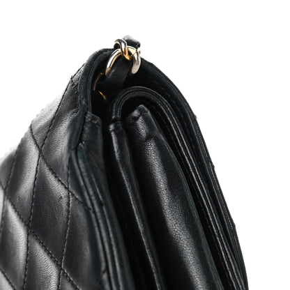 Chanel Lambskin Quilted Medium Double Flap Black 18 of 18