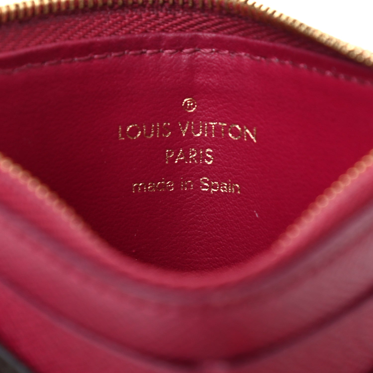 Louis Vuitton Monogram Zipped Card Holder Fuchsia 6 of 7