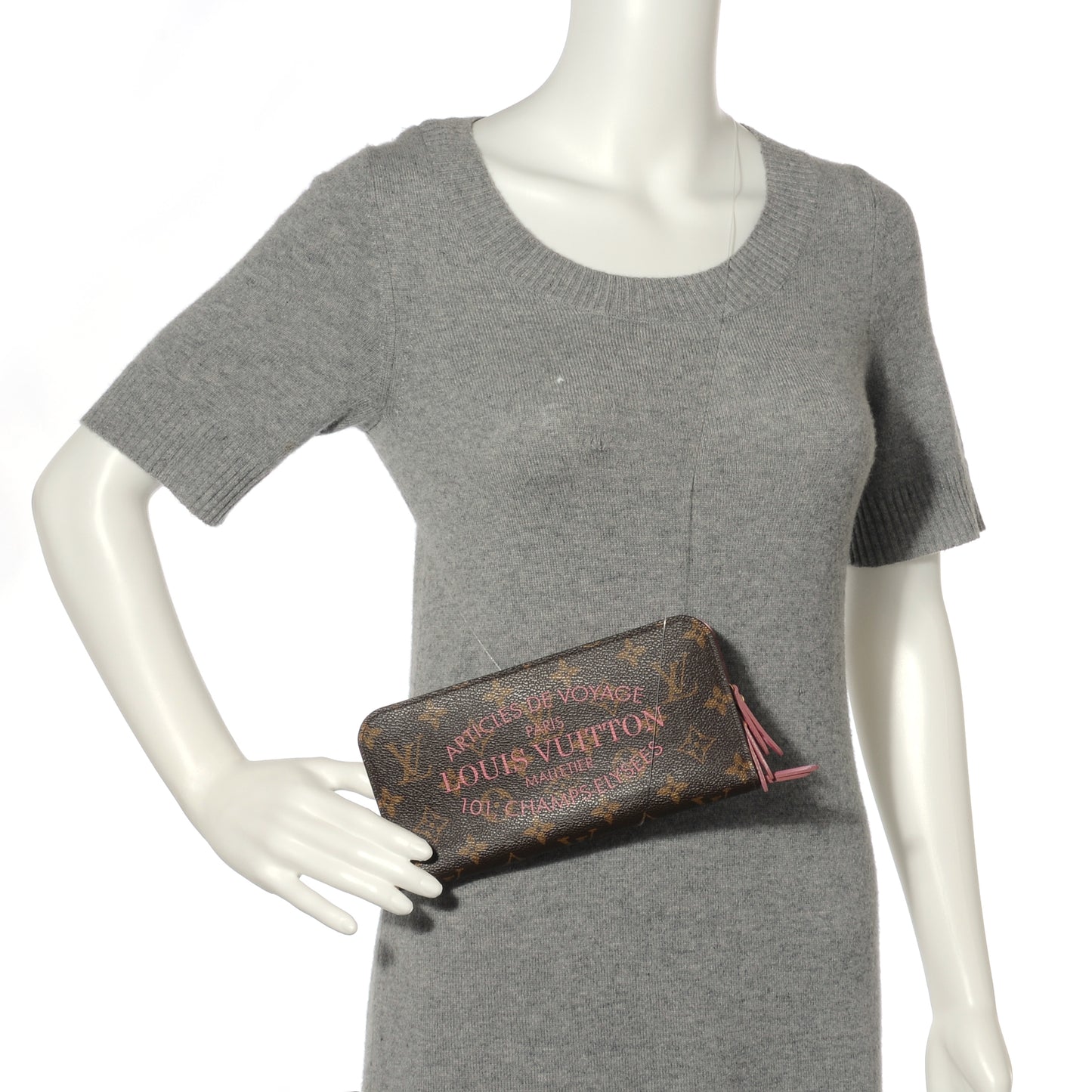 Monogram Articles de Voyage Ikat Insolite Wallet Rose Velours