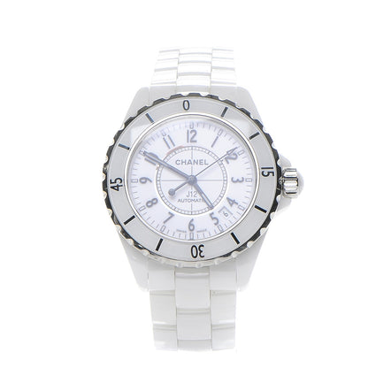 Chanel Stainless Steel Ceramic 38mm J12 Automatic Watch White 1 of 6