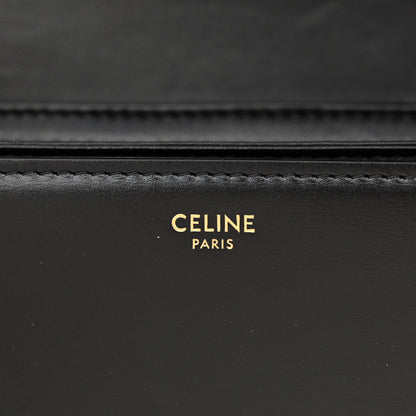 Celine Shiny Calfskin Large Triomphe Black 6 of 14