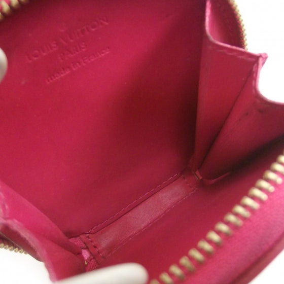 Louis Vuitton Vernis Roses Chapeau Coin Purse Rose Pop 5 of 7