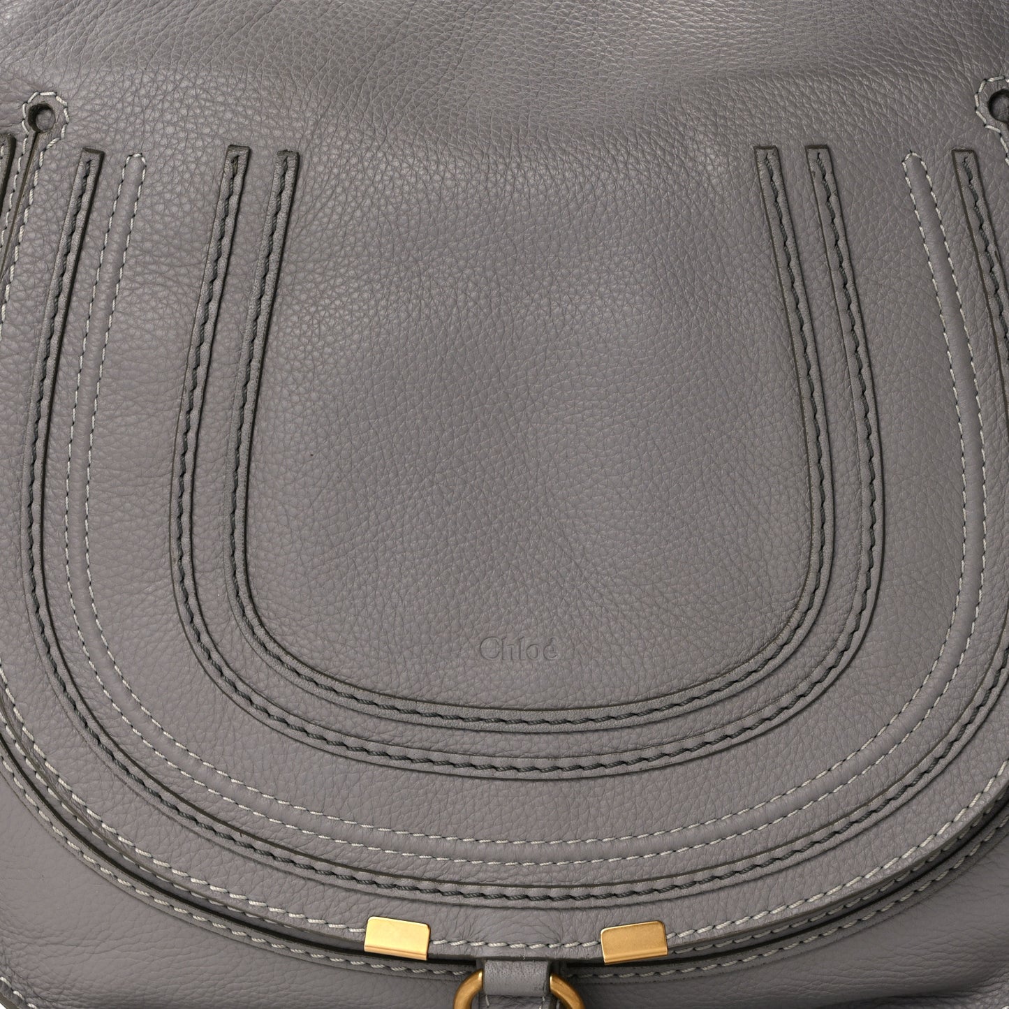 Calfskin Medium Marcie Satchel Cashmere Grey