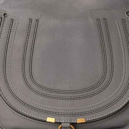 Chloe Calfskin Medium Marcie Satchel Cashmere Grey 8 of 14