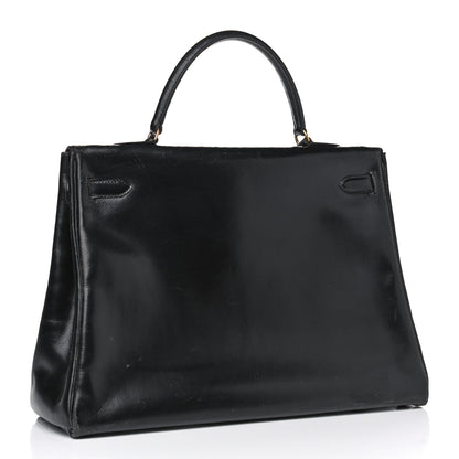 Hermes Box Kelly Retourne 35 Black 2 of 17