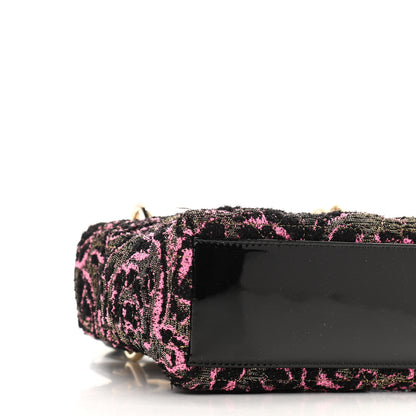 Christian Dior Patent Tweed Embroidered Mini Lady Dior Multicolor 8 of 9