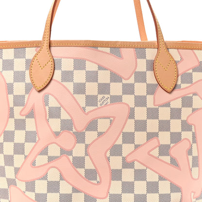 Louis Vuitton Damier Azur Tahitienne Neverfull MM 9 of 11