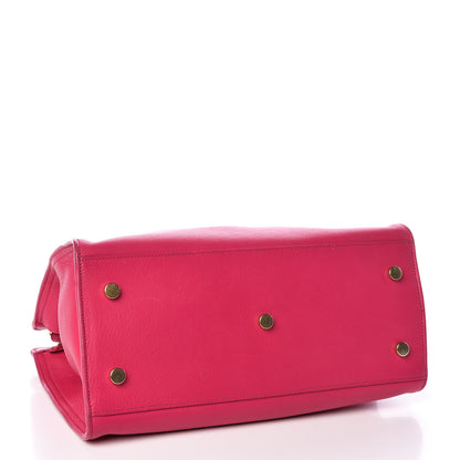 Saint Laurent Smooth Calfskin Small Monogram Cabas Bubblegum 4 of 12