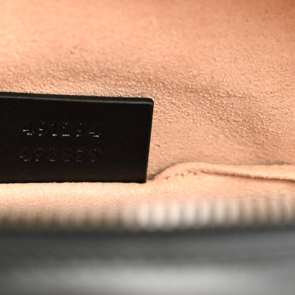 Gucci Calfskin Matelasse GG Marmont Belt Bag 85 34 Black 7 of 10