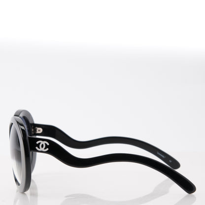 Chanel Acetate CC Mod Sunglasses S5018 Black 3 of 8